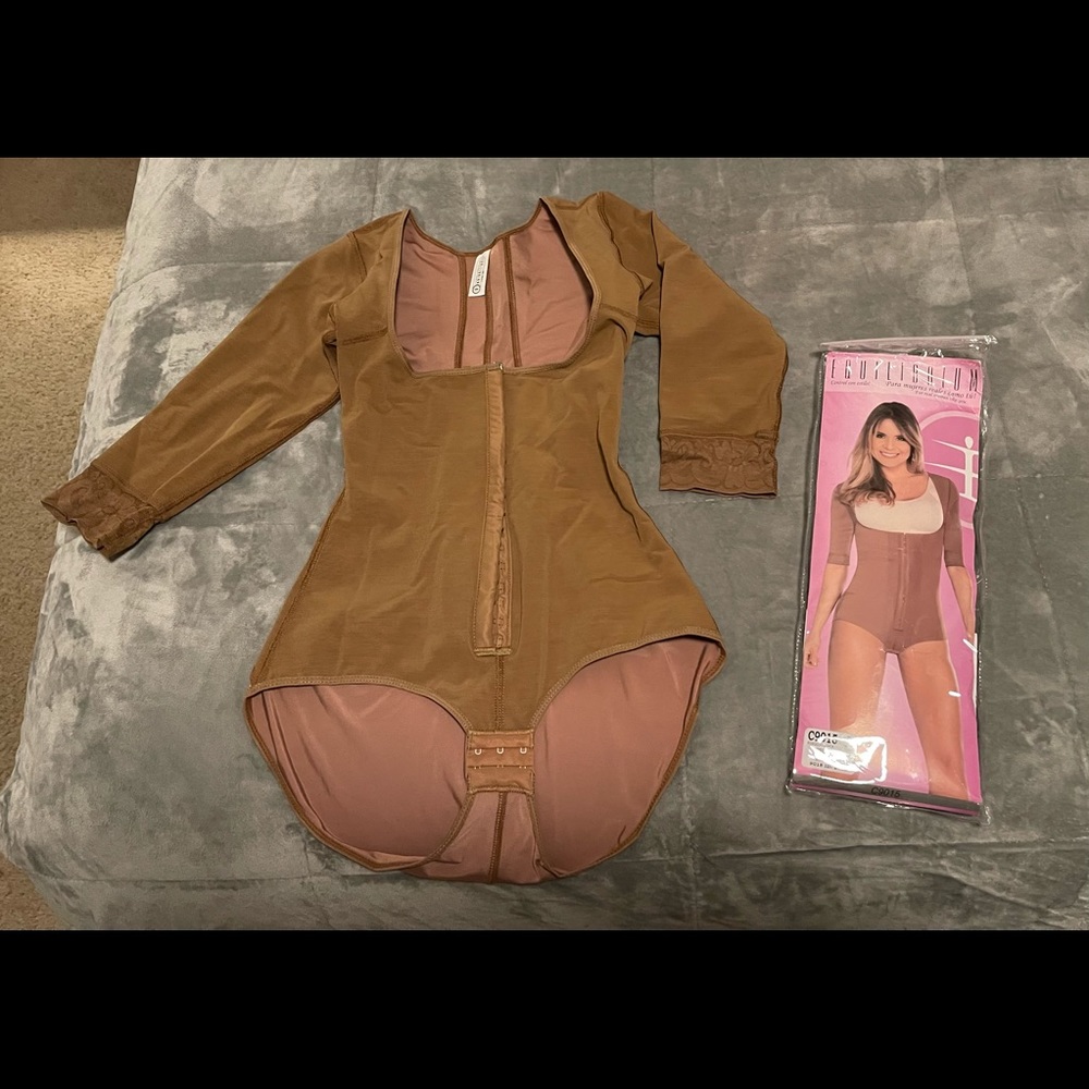 Shapewear, Spandex, Post Op High back body boyshort
style - C9015